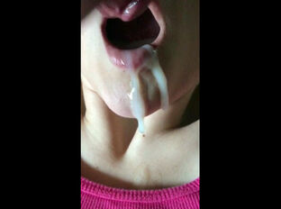 Dirty jizz in throat